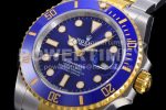Rolex Submariner 41mm 126613 LB SS/YG EWF Blue Dial on SS/YG Bracelet A3135 Super Clone Watch - Image 6