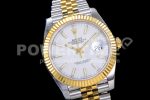 Rolex DateJust 41 126333 904L SS/YG VSF 1:1 Best Edition White Dial on Jubilee Bracelet VS3235 Super Clone Watch - Image 2