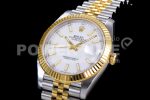Rolex DateJust 41 126333 904L SS/YG VSF 1:1 Best Edition White Dial on Jubilee Bracelet VS3235 Super Clone Watch - Image 3