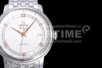 Omega De Ville SS JQK 1:1 Best Edition White Dial on SS Bracelet MIYOTA 9015 Super Clone Watch - Image 4