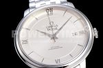 Omega De Ville SS DIWF 1:1 Best Edition Silver Dial SS Markers on SS Bracelet MIYOTA 9015 Super Clone Watch - Image 5