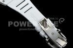 Richard Mille RM055 White Ceramic KVF Best Edition Skeleton Dial Green on White Rubber Strap MIYOTA8215 Super Clone Watch V3 - Image 9