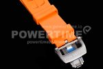 Richard Mille RM11-03 SS KVF 1:1 Best Edition Crystal Skeleton Dial on Orange Racing Rubber Strap A7750 Super Clone Watch - Image 8