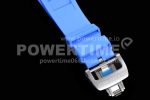 Richard Mille RM055 Real White Ceramic Case KVF Best Edition Blue Inner Bezel Skeleton Dial Blue on Blue Rubber Strap MIYOTA8215 Super Clone Watch V2 - Image 8