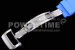 Richard Mille RM055 Real White Ceramic Case KVF Best Edition Blue Inner Bezel Skeleton Dial Blue on Blue Rubber Strap MIYOTA8215 Super Clone Watch V2 - Image 9
