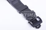 Richard Mille RM052 Skull Sandblasted Black Ceramic Real Tourbillon JBF 1:1 Best Edition RG Skull Dial on Black Rubber Strap (White Clasp) Super Clone Watch - Image 9