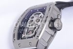 Richard Mille RM052 Skull Titanium Real Tourbillon JBF 1:1 Best Edition Skull Dial on Black Rubber Strap Super Clone Watch - Image 6