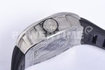 Richard Mille RM052 Skull Titanium Real Tourbillon JBF 1:1 Best Edition Skull Dial on Black Rubber Strap Super Clone Watch - Image 7