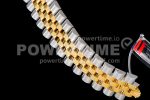 Rolex DateJust 36 SS/YG 126233 JDF Gold Wrapped 904L Steel Silver Dial Stick Markers on Jubilee Bracelet Super Clone Watch V2 - Image 14