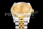 Rolex DateJust 36 SS/YG 126233 JDF Gold Wrapped 904L Steel YG Dial Stick Markers on Jubilee Bracelet Super Clone Watch V2 - Image 9