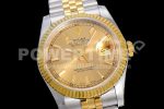 Rolex DateJust 36 SS/YG 126233 JDF Gold Wrapped 904L Steel YG Dial Stick Markers on Jubilee Bracelet Super Clone Watch V2 - Image 8