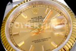 Rolex DateJust 36 SS/YG 126233 JDF Gold Wrapped 904L Steel YG Dial Stick Markers on Jubilee Bracelet Super Clone Watch V2 - Image 5