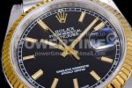 Rolex DateJust 41 126333 SS/YG JDF 1:1 Best Edition 904L Steel Black Stick Dial on SS/YG Jubilee Bracelet VR3235 Super Clone Watch - Image 8