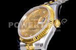 Rolex DateJust 36 SS/YG 126233 JDF Gold Wrapped 904L Steel YG Dial Diamonds Markers on Jubilee Bracelet Super Clone Watch V2 - Image 11