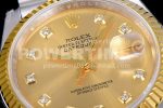 Rolex DateJust 36 SS/YG 126233 JDF Gold Wrapped 904L Steel YG Dial Diamonds Markers on Jubilee Bracelet Super Clone Watch V2 - Image 7