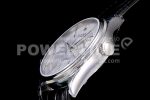 Rolex Cellini Date 50519 SS EWF Best Edition White Dial on Black Leather Strap A3165 Super Clone Watch - Image 6