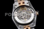 Rolex DateJust 36 SS/YG 126233 EWF Gold Wrapped 904L Steel White Dial Roman Markers on Jubilee Bracelet SA3235 Super Clone Watch - Image 8