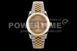 Rolex DateJust 36 SS/YG 126233 EWF Gold Wrapped 904L Steel Gold Dial Roman Markers on Jubilee Bracelet SA3235 Super Clone Watch