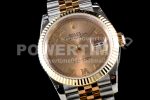 Rolex DateJust 36 SS/YG 126233 EWF Gold Wrapped 904L Steel Gold Dial Roman Markers on Jubilee Bracelet SA3235 Super Clone Watch - Image 2