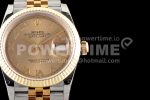 Rolex DateJust 36 SS/YG 126233 EWF Gold Wrapped 904L Steel Gold Dial Roman Markers on Jubilee Bracelet SA3235 Super Clone Watch - Image 3