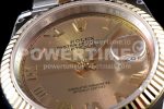 Rolex DateJust 36 SS/YG 126233 EWF Gold Wrapped 904L Steel Gold Dial Roman Markers on Jubilee Bracelet SA3235 Super Clone Watch - Image 5