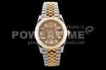 Rolex DateJust 36 SS/YG 126233 EWF Gold Wrapped 904L Steel Gold Dial Stick Markers on Jubilee Bracelet SA3235 Super Clone Watch