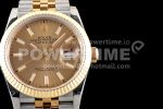 Rolex DateJust 36 SS/YG 126233 EWF Gold Wrapped 904L Steel Gold Dial Stick Markers on Jubilee Bracelet SA3235 Super Clone Watch - Image 2
