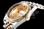 Rolex DateJust 36 SS/YG 126233 EWF Gold Wrapped 904L Steel Gold Dial Roman Markers on Jubilee Bracelet SA3235 Super Clone Watch - Image 6
