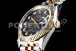 Rolex DateJust 36 SS/YG 126233 EWF Gold Wrapped 904L Steel Gray MOP Dial Diamonds Markers on Jubilee Bracelet SA3235 Super Clone Watch - Image 5