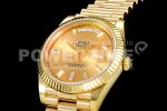 Rolex Day Date 40 YG 904L Steel JDF 1:1 Best Edition YG Crystal Dial on YG Bracelet A2836 Super Clone Watch - Image 2
