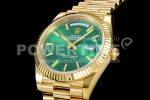 Rolex Day Date 40 YG 904L Steel JDF 1:1 Best Edition Green Dial on YG Bracelet A2836 Super Clone Watch - Image 3