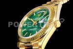 Rolex Day Date 40 YG 904L Steel JDF 1:1 Best Edition Green Dial on YG Bracelet A2836 Super Clone Watch - Image 6
