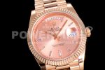 Rolex Day Date 40 RG 904L Steel EWF 1:1 Best Edition RG Crystal Dial on RG Bracelet A2836 Super Clone Watch - Image 2