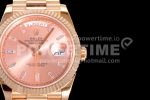 Rolex Day Date 40 RG 904L Steel EWF 1:1 Best Edition RG Crystal Dial on RG Bracelet A2836 Super Clone Watch - Image 4