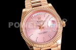 Rolex Day Date 40 RG 904L Steel EWF 1:1 Best Edition RG Textured Dial on RG Bracelet A2836 Super Clone Watch - Image 2