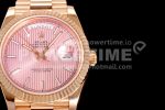 Rolex Day Date 40 RG 904L Steel EWF 1:1 Best Edition RG Textured Dial on RG Bracelet A2836 Super Clone Watch - Image 4