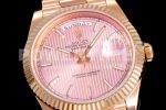 Rolex Day Date 40 RG 904L Steel EWF 1:1 Best Edition RG Textured Dial on RG Bracelet A2836 Super Clone Watch - Image 5