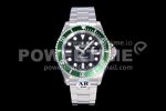 Rolex Submariner 16610 LV Kermit Green 904L Steel ARF1:1 Best Edition on SS Bracelet SH3135 Super Clone Watch