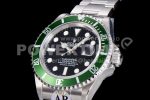 Rolex Submariner 16610 LV Kermit Green 904L Steel ARF1:1 Best Edition on SS Bracelet SH3135 Super Clone Watch - Image 3