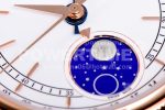 Rolex Cellini 50535 Moonphase RG EWF Best Edition White Dial on Brown Leather Strap A3195 Super Clone Watch - Image 6