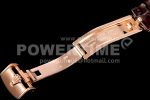 Rolex Cellini 50535 Moonphase RG EWF Best Edition White Dial on Brown Leather Strap A3195 Super Clone Watch - Image 11