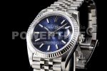Rolex DateJust 36 SS 126234 EWF 1:1 Best Edition Blue Dial Stick Markers on Jubilee Bracelet A3235 Super Clone Watch - Image 4
