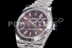 Rolex DateJust 41 126334 SS REF 1:1 Best Edition Red Dial Stick Markers on Jubilee Bracelet A3235 Super Clone Watch - Image 3