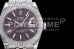 Rolex DateJust 41 126334 SS REF 1:1 Best Edition Red Dial Stick Markers on Jubilee Bracelet A3235 Super Clone Watch - Image 4