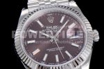 Rolex DateJust 41 126334 SS REF 1:1 Best Edition Red Dial Stick Markers on Jubilee Bracelet A3235 Super Clone Watch - Image 5