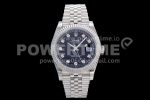 Rolex DateJust 41 126334 VRF 1:1 Best Edition 904L Steel Black Dial Diamonds Markers on SS Jubilee Bracelet A3235 Super Clone Watch