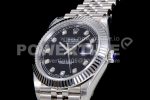 Rolex DateJust 41 126334 VRF 1:1 Best Edition 904L Steel Black Dial Diamonds Markers on SS Jubilee Bracelet A3235 Super Clone Watch - Image 3