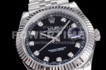 Rolex DateJust 41 126334 VRF 1:1 Best Edition 904L Steel Black Dial Diamonds Markers on SS Jubilee Bracelet A3235 Super Clone Watch - Image 5