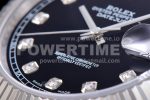 Rolex DateJust 41 126334 VRF 1:1 Best Edition 904L Steel Black Dial Diamonds Markers on SS Jubilee Bracelet A3235 Super Clone Watch - Image 8