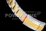 Rolex DateJust 36 SS/YG 126283 Diamonds Bezel EWF 1:1 Best Edition Gold Dial Roman Markers on Oyster Bracelet A3235 Super Clone Watch - Image 8